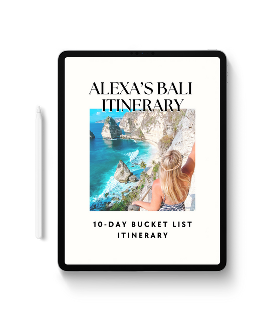 Alexa West's 10-Day Bali Bucket List Itinerary